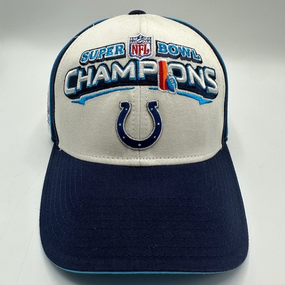 NFL Super Bowl 41 Champions Indianapolis Colts Hat NFL Reebok 2007 - Picture 1 of 6
